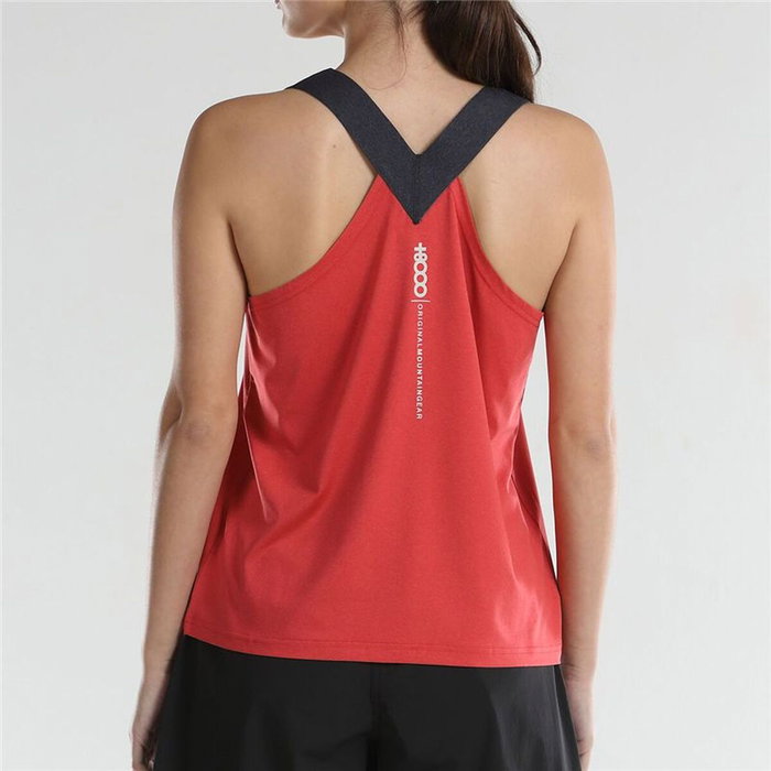 Camiseta de Tirantes Mujer +8000 NENE-169 Rojo (XS)