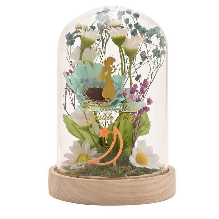 WIDDOP & CO Flor Campana Jasmine Princesas Disney Luz Neón Madera