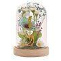 WIDDOP & CO Flor Campana Jasmine Princesas Disney Luz Neón Madera