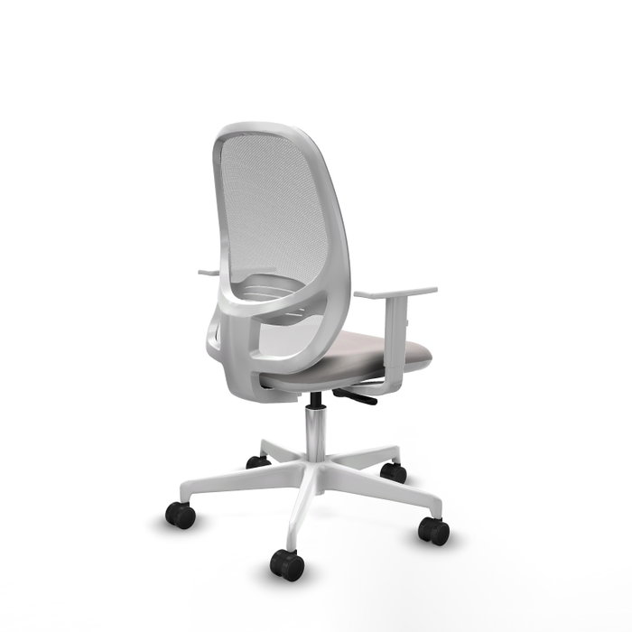 PIQUERAS Y CRESPO Silla de oficina Cilanco Blanca con mecanismo Sincro