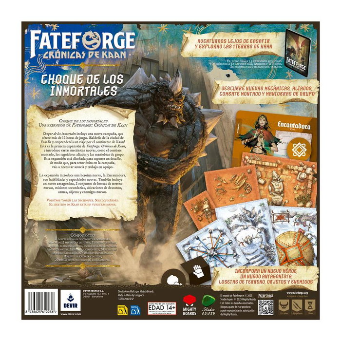 Devir Fateforge: Crónicas de Kaan - Choque de los Inmortales Devir Fateforge: Crónicas de Kaan - Choque de los Inmortales