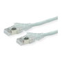 SECOMP Cable de red Cat6a S/FTP de 2 m, Gris