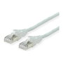 SECOMP Patch Cable Cat.6A (Class EA) S/FTP, CU 7702 LSOH, AMP v2, Gris, 2 m, Referencia 21.05.0520