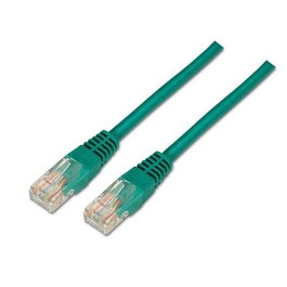 Aisens Set de 10 Cables de Red RJ45 CAT.6 UTP AWG24 Cobre 1.0 Metros Verde | Cumple Normativas ANSI/TIA/EIA 568-B-1, ISO/IEC 11801 (Set de 10)