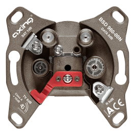 Axing BSD 960-00N Toma de antena Stich 4-Port EINZEL y STICH