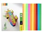 Liderpapel Bloc trabajos manuales cartulina 180 g/m² 240x315mm 10 hojas colores neon e intensos