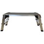 Homelux Plataforma de trabajo aluminio 130 x 48,5 x 38cm