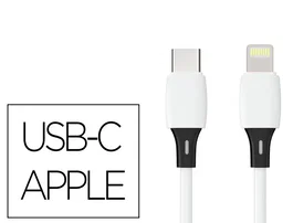 Q-connect Cable USB-C a Apple Lightning 2m Blanco