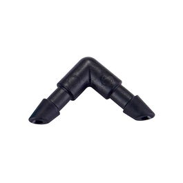 Blue Bird-Altadex Codos 4 mm, 25 uds, Micro-Riego, Polipropileno, Negro, Anti UV