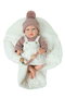 Muñecas Arias Muñeca Reborn Arias Yara Rosa 40 cm con Manta - Juguete en español