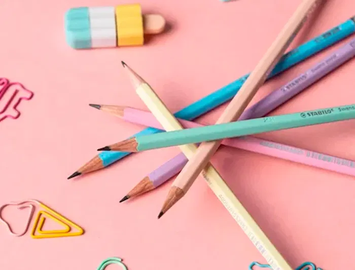 Stabilo Lápiz de grafito Swano HB Azul Pastel con goma, mina 2,2 mm Stabilo Lápiz de grafito Swano HB Azul Pastel con goma, mina 2,2 mm