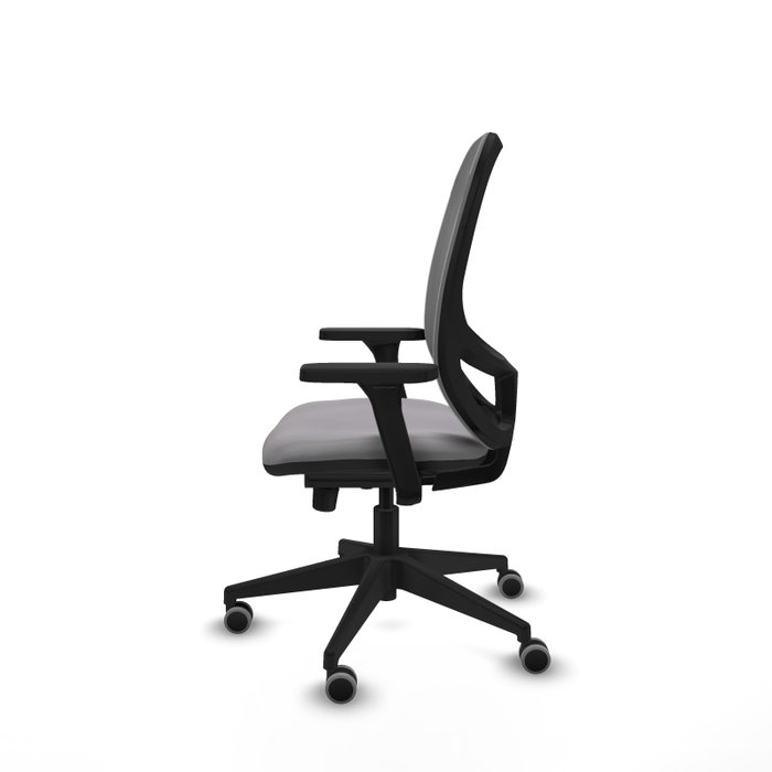 PIQUERAS Y CRESPO Silla de oficina Cilanco Gris con mecanismo Sincro