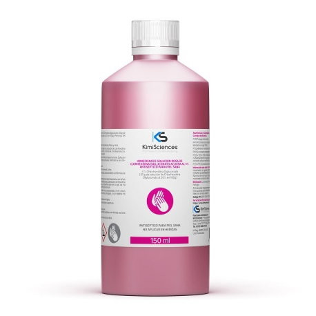 KimiSciences Clorhexidina Digluconato 4% Solución para Higiene y Desinfección de Piel - 150 ml KimiSciences Clorhexidina Digluconato 4% Solución para Higiene y Desinfección de Piel - 150 ml