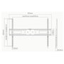 Ewent EW1504 Soporte de Pared para TV 60-100 pulgadas Negro