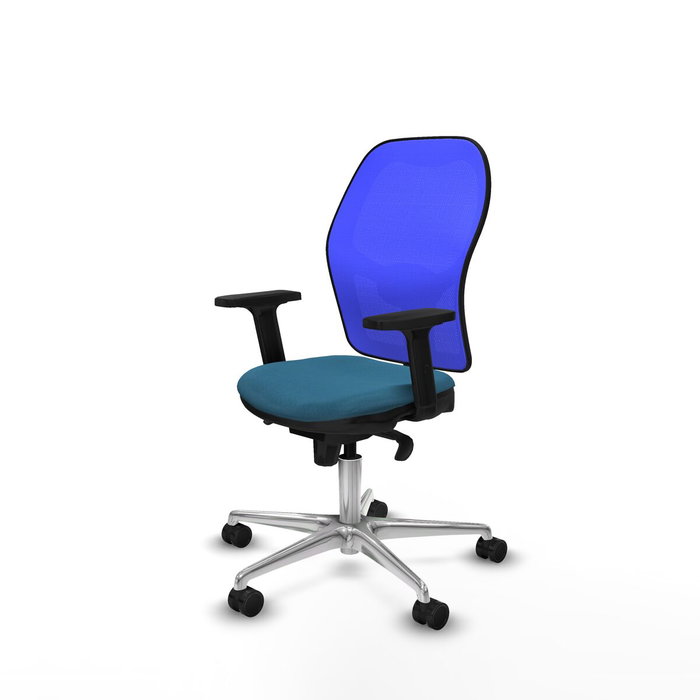PIQUERAS Y CRESPO Silla de oficina Jorquera verde petróleo y azul PIQUERAS Y CRESPO Silla de oficina Jorquera verde petróleo y azul