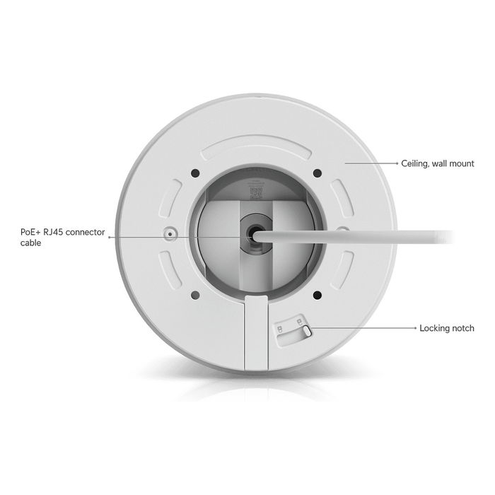 Ubiquiti G6 Pro Turret, Cámara de Seguridad IP 8MP 4K para Interior y Exterior, PoE+, Blanco - UVC-G6-Pro-Turret-W