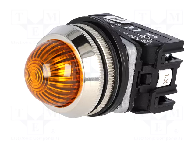 PROMET Lámpara de control NEF30 Amarilla 30mm