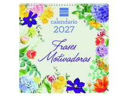 FINOCAM Calendario de pared Art frases motivadoras 2027 30x30cm