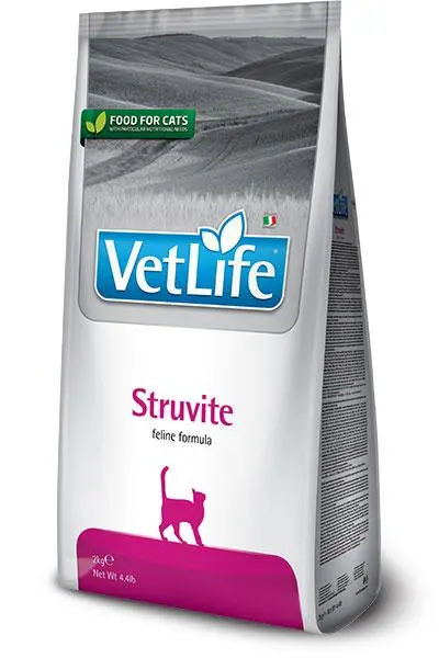 Farmina Vet Life Alimento Dietético para Gatos para Disolución de Cálculos de Estruvita 2 kg Farmina Vet Life Alimento Dietético para Gatos para Disolución de Cálculos de Estruvita 2 kg