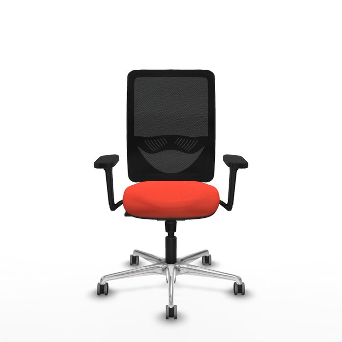 PIQUERAS Y CRESPO Silla de oficina Zulema con Mecanismo Sincro, Naranja oscuro y Negro PIQUERAS Y CRESPO Silla de oficina Zulema con Mecanismo Sincro, Naranja oscuro y Negro