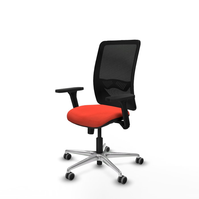 PIQUERAS Y CRESPO Silla de oficina Zulema con Mecanismo Sincro, Naranja oscuro y Negro PIQUERAS Y CRESPO Silla de oficina Zulema con Mecanismo Sincro, Naranja oscuro y Negro