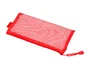 Liderpapel Bolsa Zipper Bag Poliester Transpirable Multiusos 230x115 mm Rojo