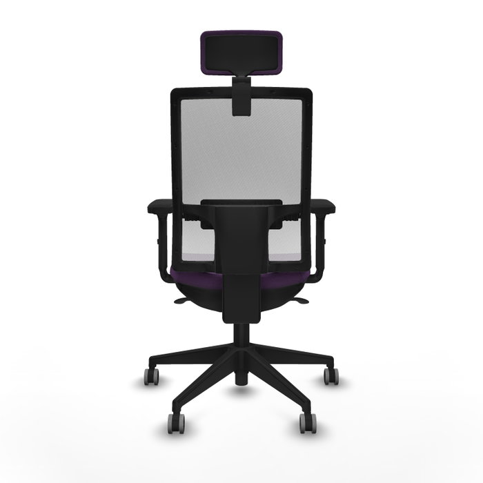 PIQUERAS Y CRESPO Silla de oficina Horna con mecanismo Sincro, Morado y Blanco PIQUERAS Y CRESPO Silla de oficina Horna con mecanismo Sincro, Morado y Blanco