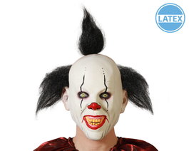 Atosa Máscara de Payaso Demoníaco de Látex con Dientes Afilados