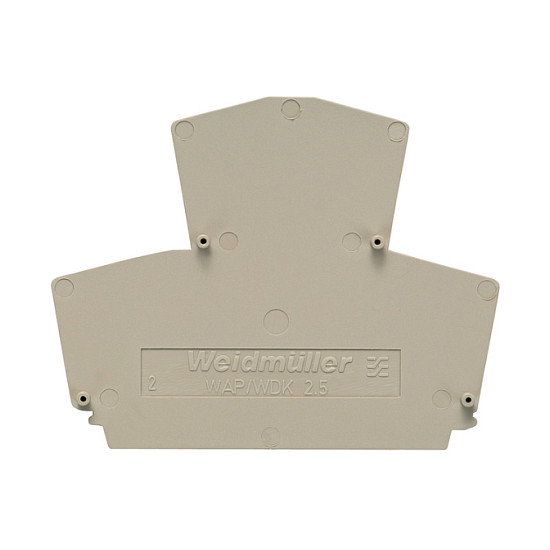 Weidmüller WAP WDK2.5 Terminal de recubrimiento para extremo beige Weidmüller WAP WDK2.5 Terminal de recubrimiento para extremo beige
