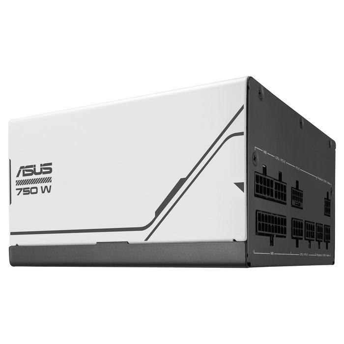 ASUS AP-750G - Fuente de alimentación para PC de 750W 80+ Gold ATX 3.0, certificación 80 PLUS Gold, cables totalmente modulares, color negro/blanco