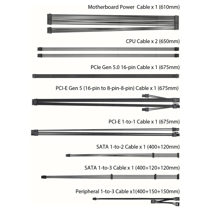 ASUS AP-750G - Fuente de alimentación para PC de 750W 80+ Gold ATX 3.0, certificación 80 PLUS Gold, cables totalmente modulares, color negro/blanco