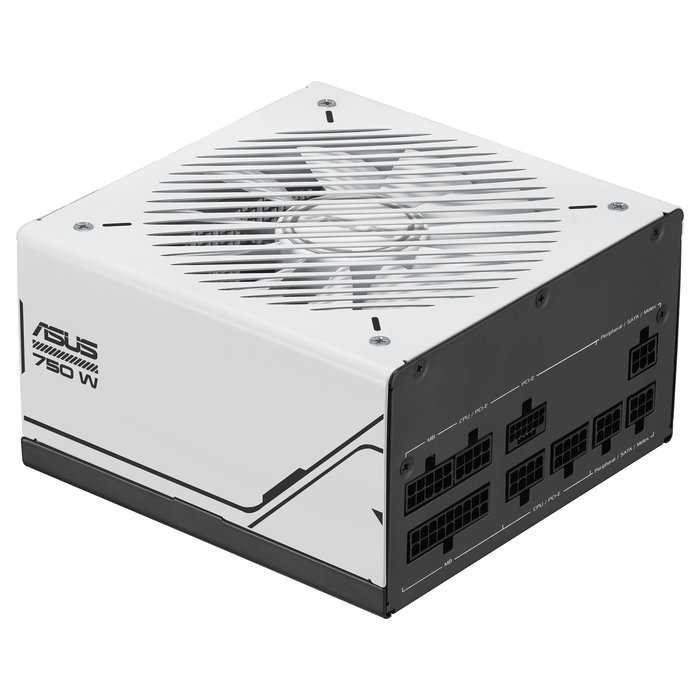 ASUS AP-750G - Fuente de alimentación para PC de 750W 80+ Gold ATX 3.0, certificación 80 PLUS Gold, cables totalmente modulares, color negro/blanco