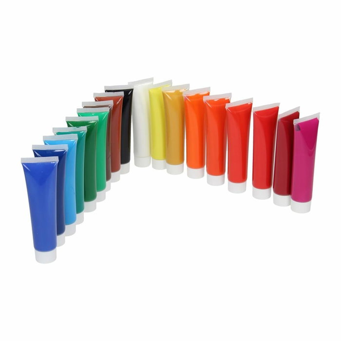 Artist&Co Set de Pinturas Acrílicas Colores Surtidos 36 ml, 18 uds Artist&Co Set de Pinturas Acrílicas Colores Surtidos 36 ml, 18 uds