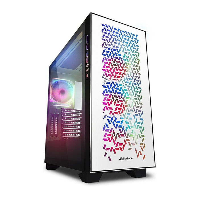Sharkoon CA300H ATX Caja de PC con 2xVentanas de Cristal - Blanca Sharkoon CA300H ATX Caja de PC con 2xVentanas de Cristal - Blanca