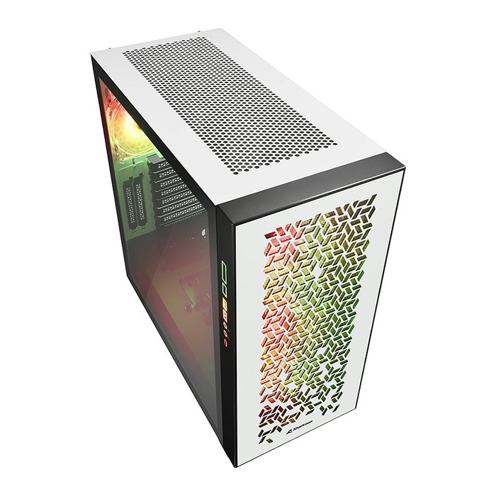 Sharkoon CA300H ATX Caja de PC con 2xVentanas de Cristal - Blanca Sharkoon CA300H ATX Caja de PC con 2xVentanas de Cristal - Blanca