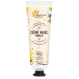 FLEURANCE NATURE Crema de Manos Vainilla 30ml - Hidratante, Textura Ligera, Vegana