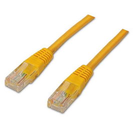 Aisens Cable de Red Latiguillo RJ45 Cat.6 UTP AWG24 Amarillo 0.5 M