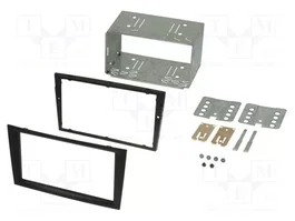 ACV Bastidor de montaje de radio para Opel 2 DIN, negro