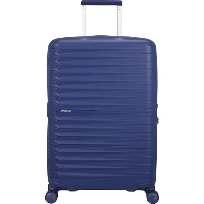 American Tourister Maleta FastForward Spinner Expansible 68x46x30cm, 4 Ruedas, 77L, Color Púrpura Anochecer