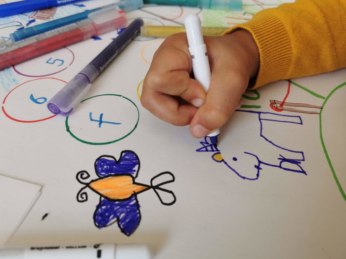 Talens Bruynzeel Estuche de 6 Rotuladores Glitter Kids Colores Surtidos