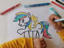 Talens Bruynzeel Estuche de 6 Rotuladores Glitter Kids Colores Surtidos