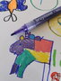 Talens Bruynzeel Estuche de 6 Rotuladores Glitter Kids Colores Surtidos