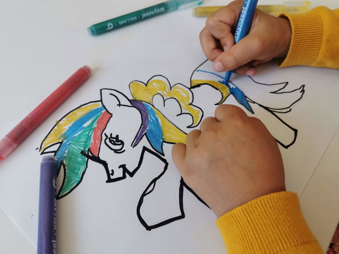Talens Bruynzeel Estuche de 6 Rotuladores Glitter Kids Colores Surtidos