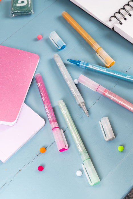 Talens Bruynzeel Estuche de 6 Rotuladores Glitter Kids Colores Surtidos
