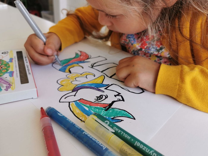 Talens Bruynzeel Estuche de 6 Rotuladores Glitter Kids Colores Surtidos