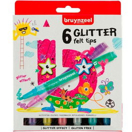 Talens Rotuladores Glitter Kids Colores Surtidos Estuche 6 Ud