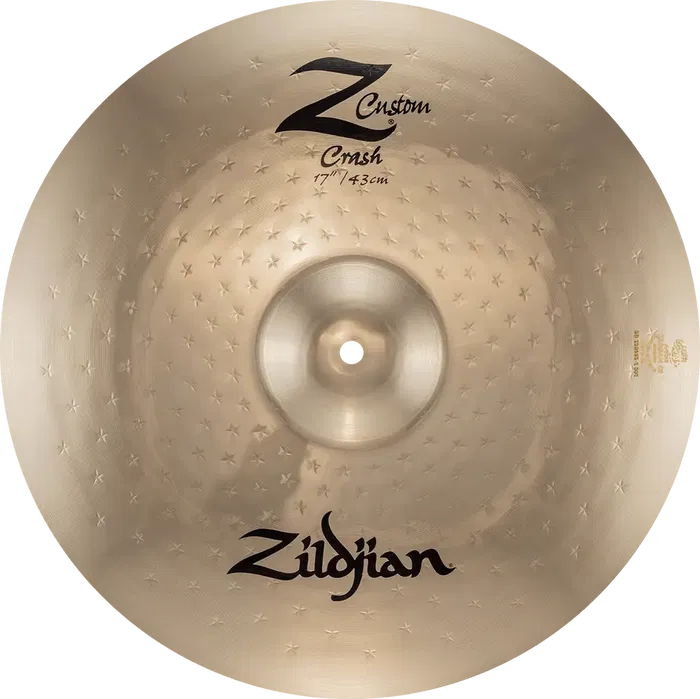 Zildjian 17" Crash Z Custom Plato de Batería Aleación B20 Bronze