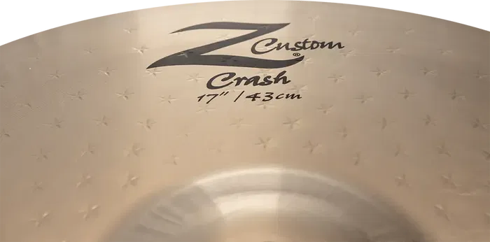 Zildjian 17" Crash Z Custom Plato de Batería Aleación B20 Bronze