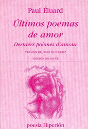 Últimos poemas de amor, Paul Eluard - HIPERION