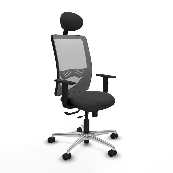 PIQUERAS Y CRESPO Silla de oficina Zulema Gris con mecanismo Sincro/Traslack PIQUERAS Y CRESPO Silla de oficina Zulema Gris con mecanismo Sincro/Traslack